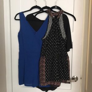 3 vacation ready rompers for $15!
